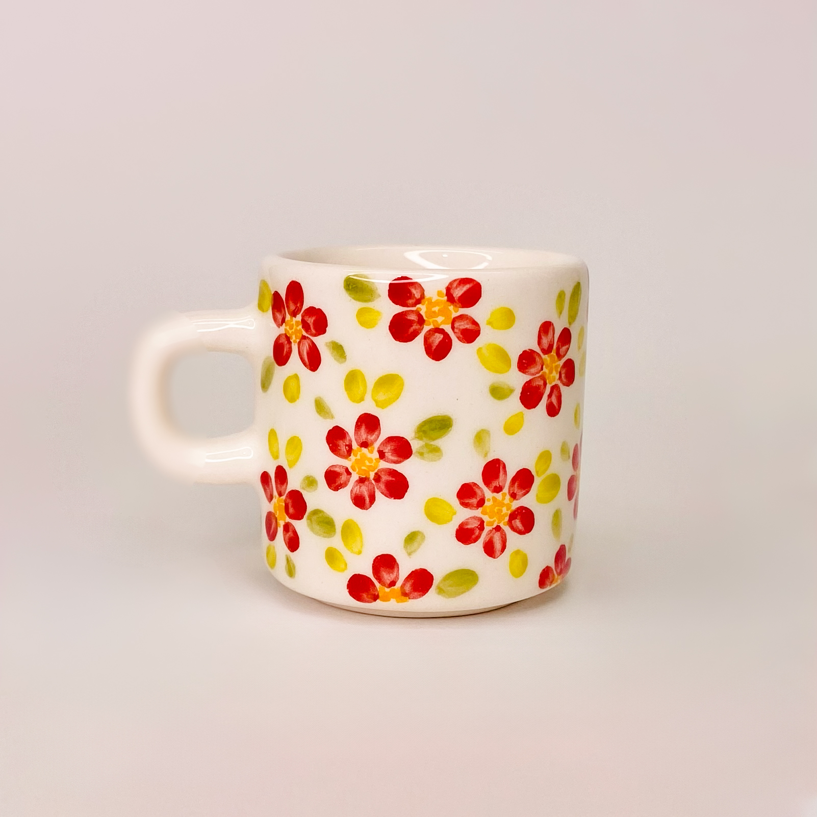 قهوه خوری سرامیکی طرح گل 2