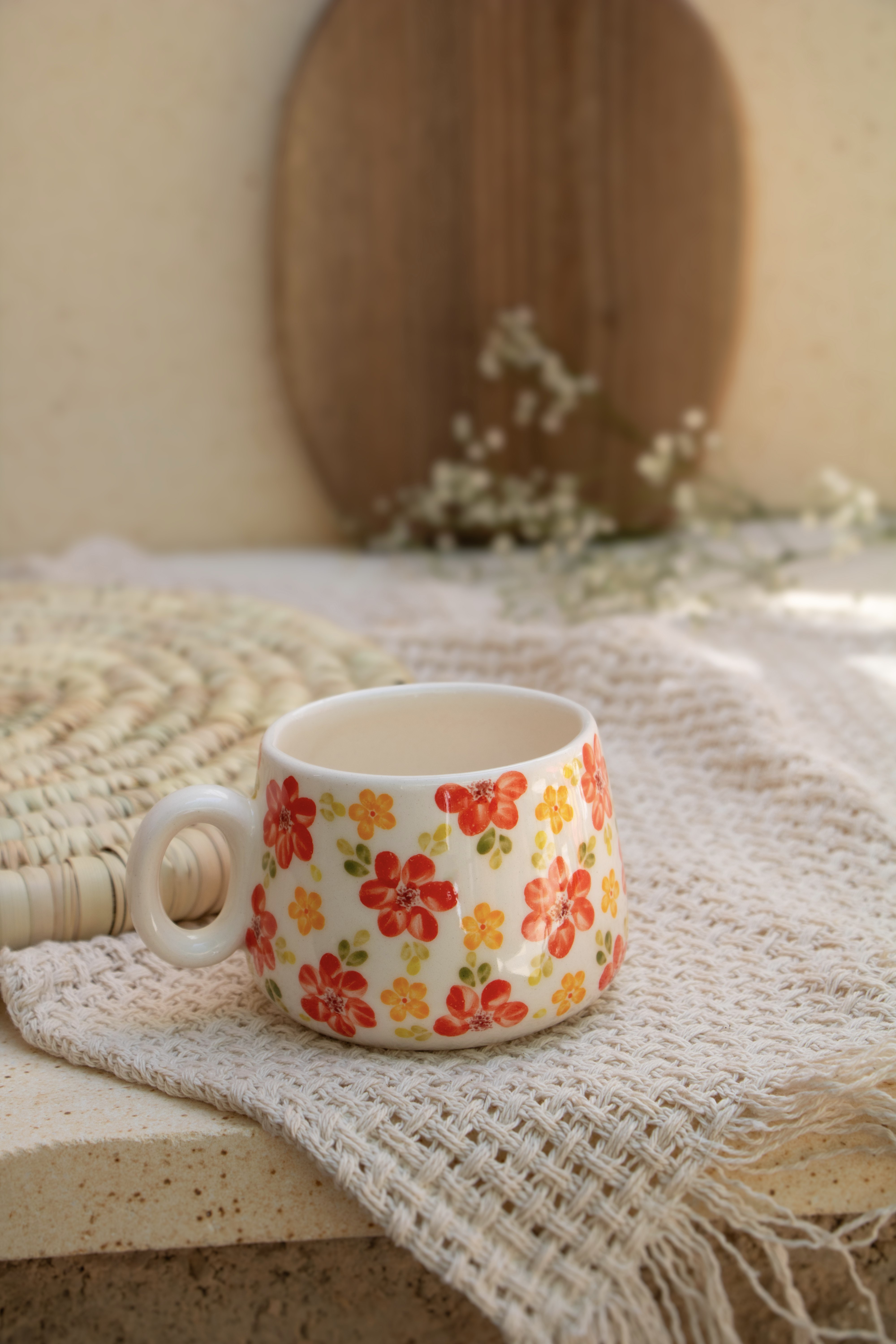 ماگ سرامیکی طرح گل