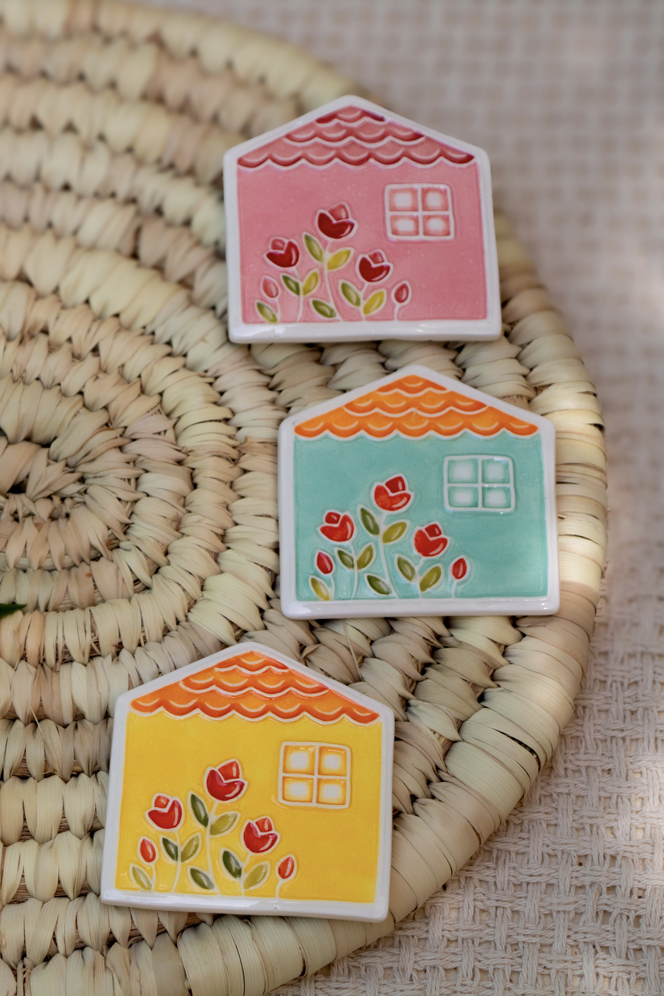 مگنت یخچال سرامیکی طرح خانه