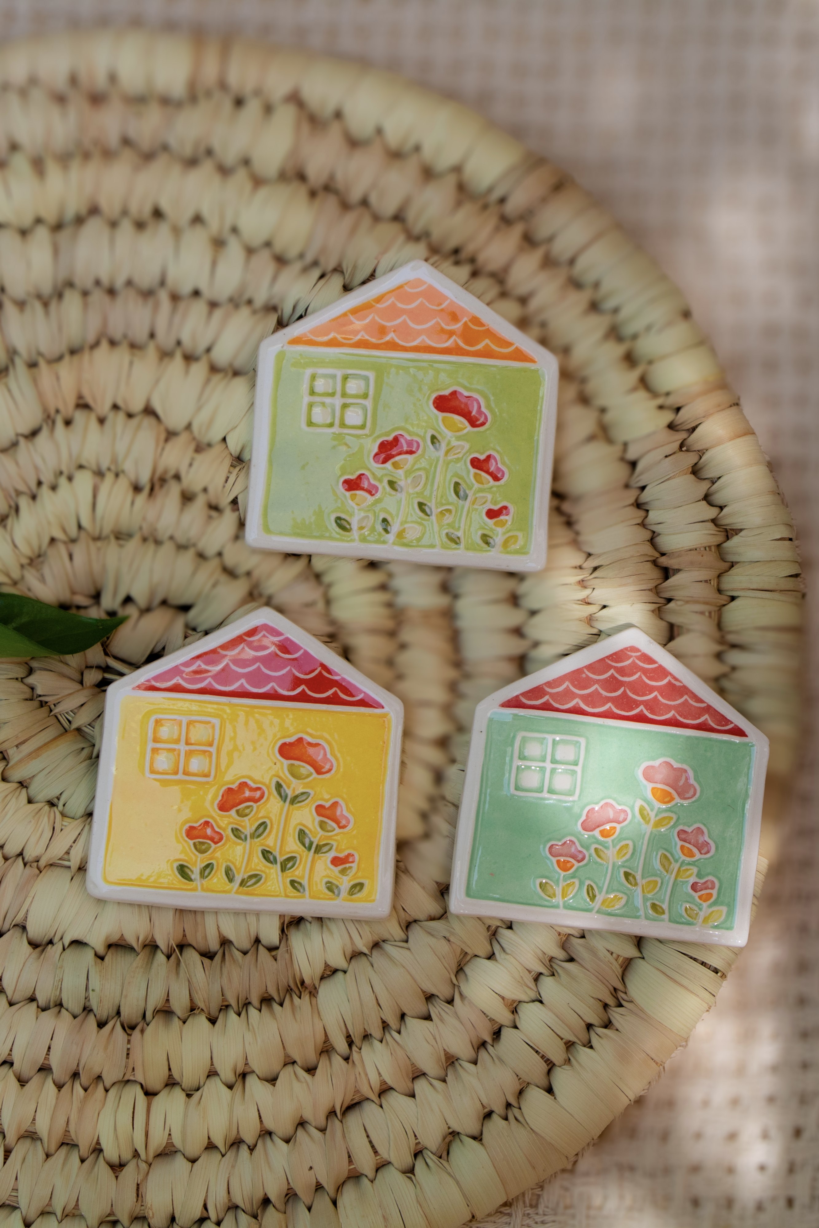 مگنت یخچال سرامیکی طرح خانه ۲